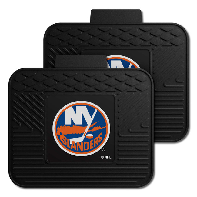 New York Islanders Back Seat Car Utility Mats - 2 Piece Set NY Islanders Circle Logo
