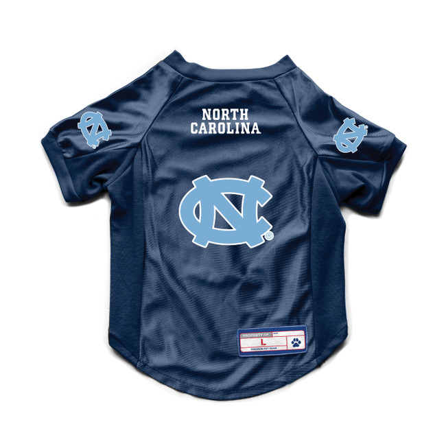 North Carolina Tar Heels Pet Jersey Stretch Size L
