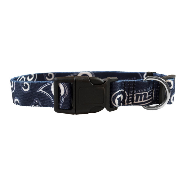Los Angeles Rams Pet Collar Size S