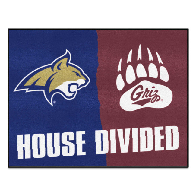 Montana / Montana State House Divided House Divided Rug - 34 in. x 42.5 in.