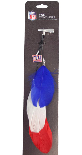 New York Giants Team Color Feather Hair Clip