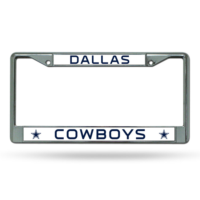 Dallas Cowboys Chrome License Plate Frame