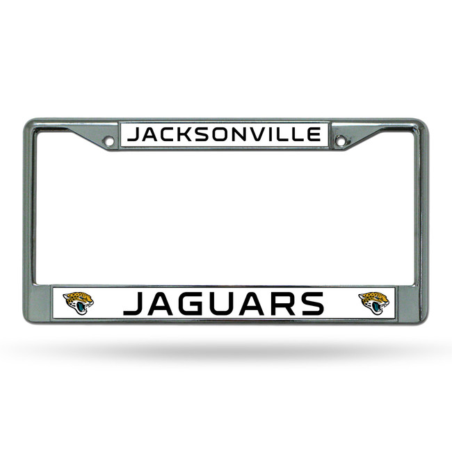 Jacksonville Jaguars Chrome License Plate Frame