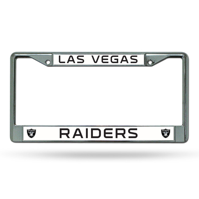 Las Vegas Raiders Chrome License Plate Frame
