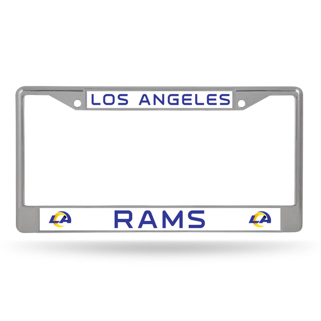 Los Angeles Rams Chrome License Plate Frame