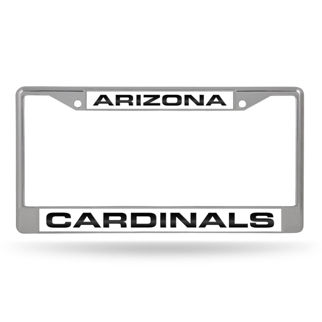 Arizona Cardinals Laser Chrome License Plate Frame