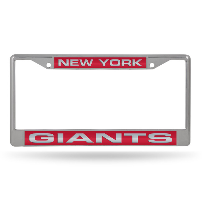 New York Giants Laser Chrome License Plate Frame