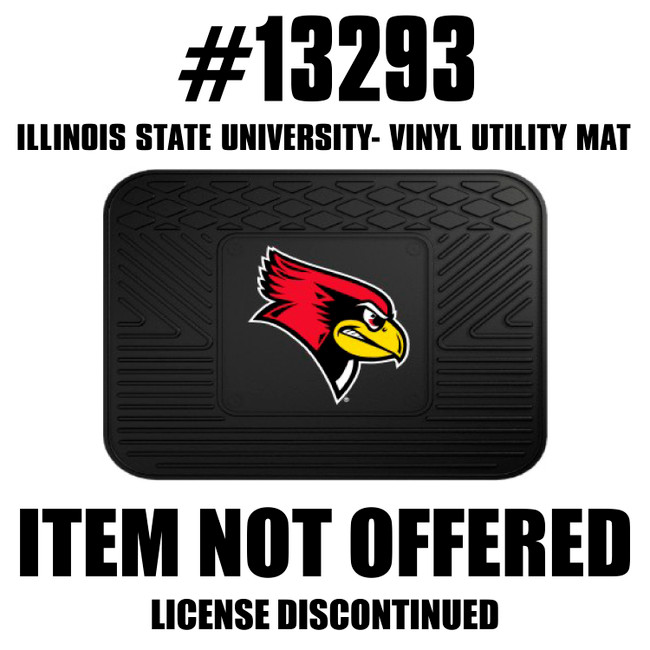 Illinois State Redbirds Back Seat Car Utility Mat - 14in. x 17in.