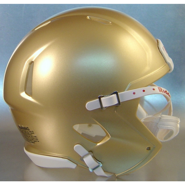 Helmet Riddell Blank Replica Mini Speed Style South Bend Gold