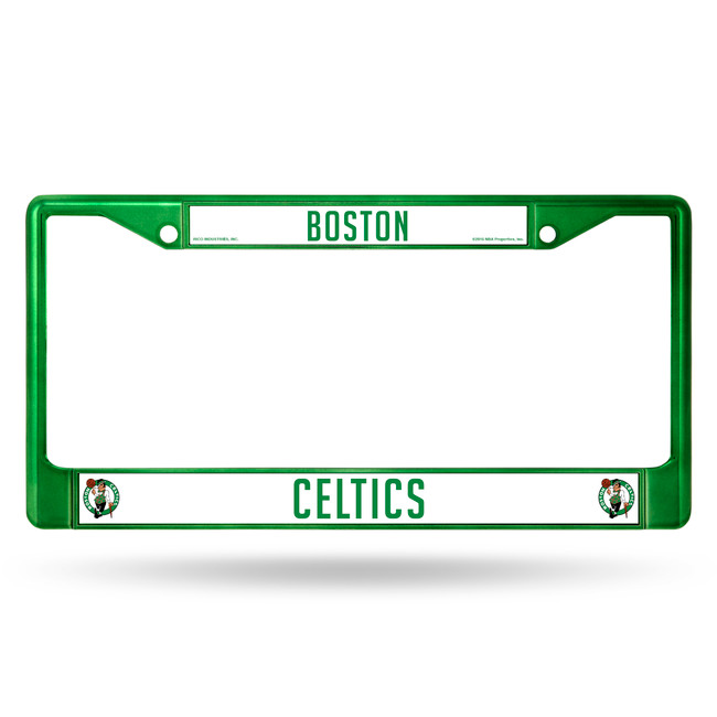 Boston Celtics License Plate Frame Metal Green