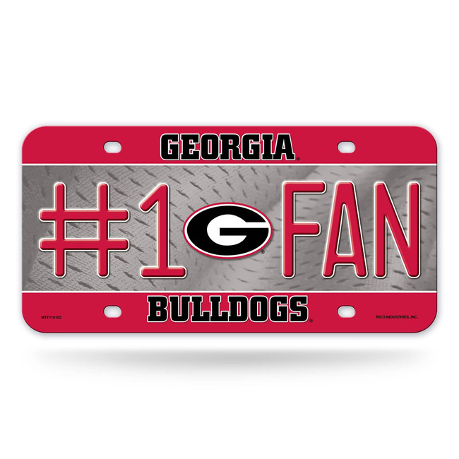 Georgia Bulldogs License Plate #1 Fan