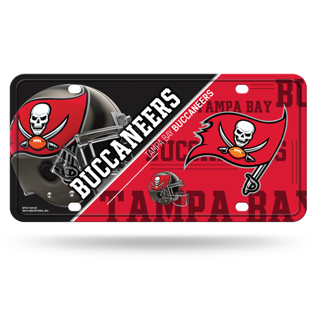 Tampa Bay Buccaneers License Plate Metal