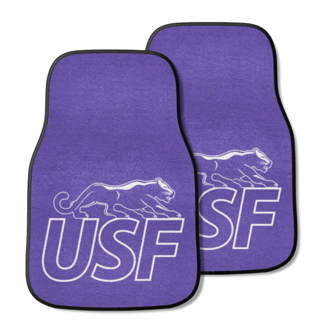 Sioux Falls Cougars 2-pc Carpet Car Mat Set