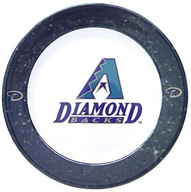 Arizona Diamondbacks 4 Piece Dinner Plate Set