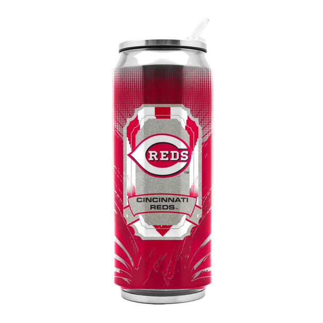 Cincinnati Reds Stainless Steel Thermo Can - 16.9 ounces