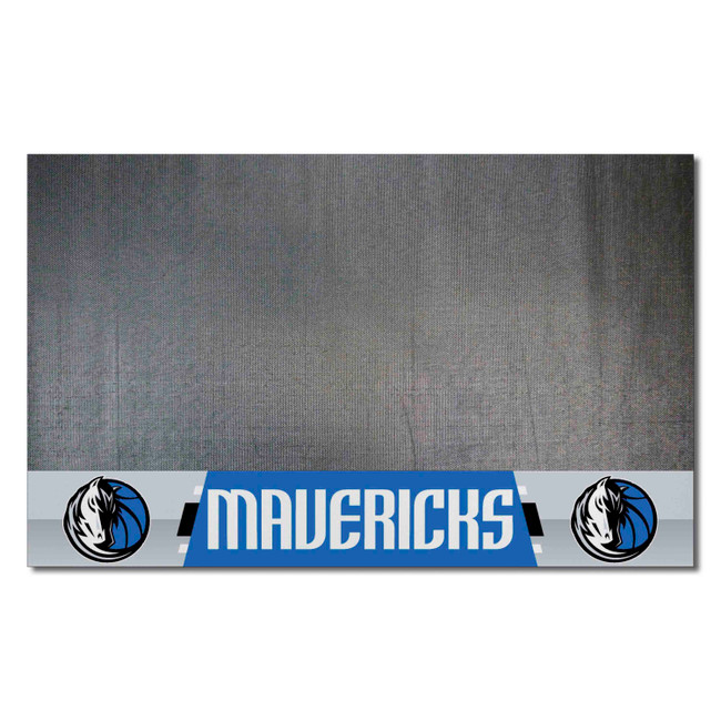 Dallas Mavericks Vinyl Grill Mat - 26in. x 42in. Maverick Head Primary Logo & Wordmark