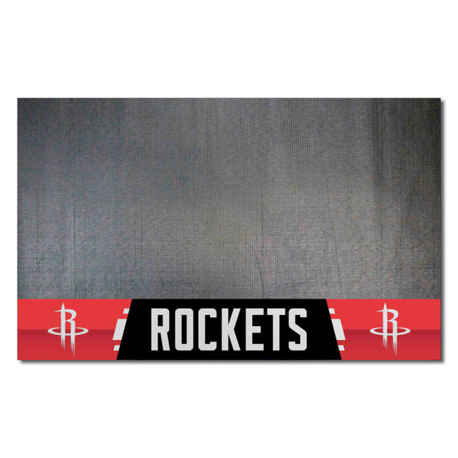 Houston Rockets Vinyl Grill Mat - 26in. x 42in. R Primary Logo & Wordmark