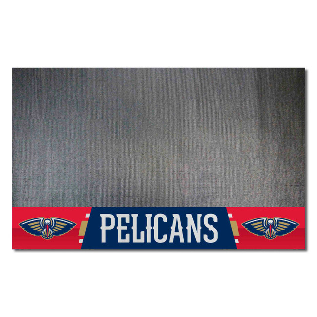 New Orleans Pelicans Vinyl Grill Mat - 26in. x 42in. Pelican Primary Logo & Wordmark