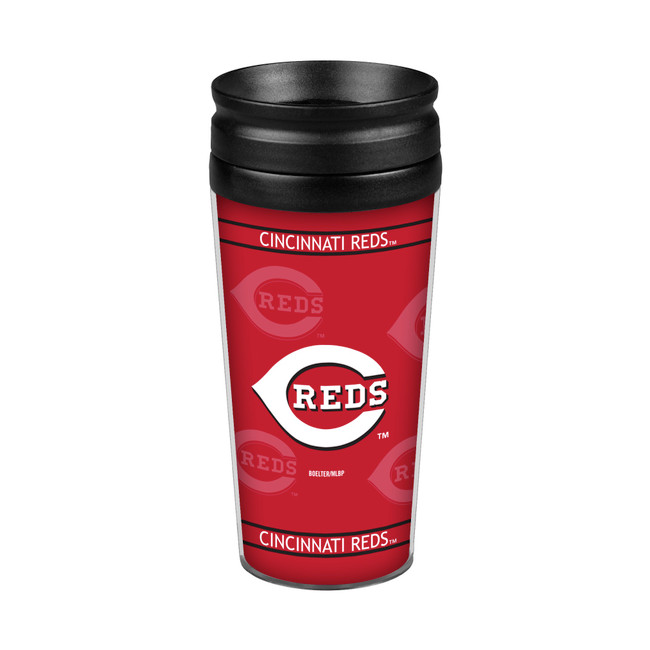 Cincinnati Reds 14oz. Full Wrap Travel Mug