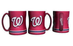 Washington Nationals Coffee Mug - 14oz Sculpted Relief