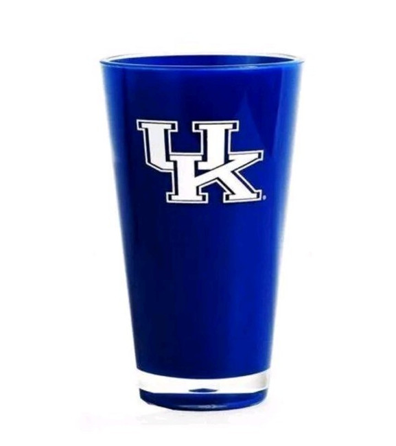 Kentucky Wildcats Glass 20oz Pint Plastic Insulated