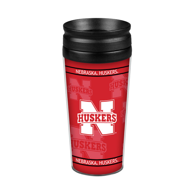 Nebraska Cornhuskers 14oz. Full Wrap Travel Mug