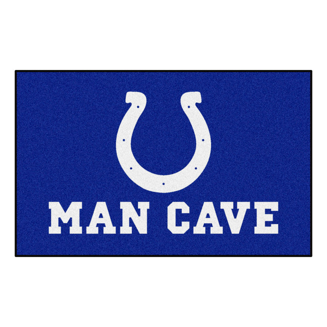 Indianapolis Colts Man Cave UltiMat Horseshoe Primary Logo Blue