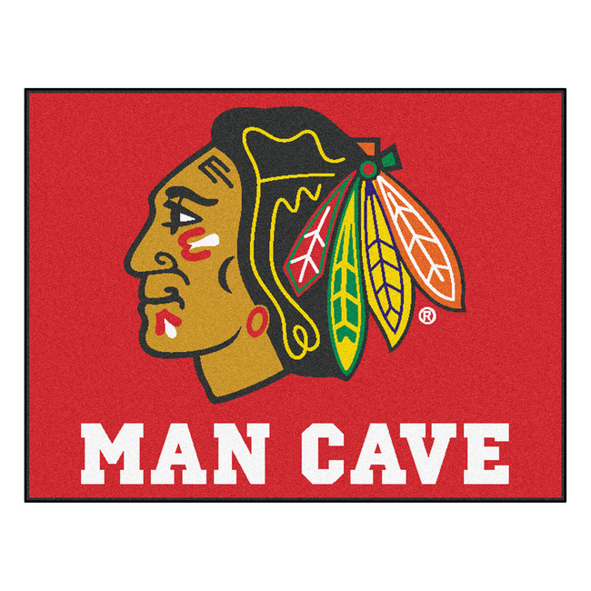 NHL - Chicago Blackhawks Man Cave All-Star 33.75"x42.5"