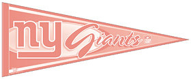 New York Giants Pennant - Pink