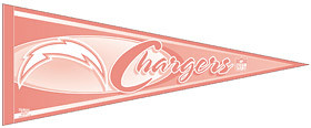 San Diego Chargers Pennant - Pink