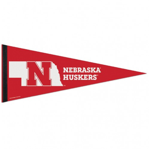 Nebraska Cornhuskers Pennant 12x30 Premium Style