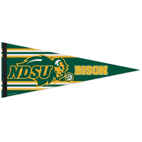 North Dakota State Bison Pennant 12x30 Premium Style
