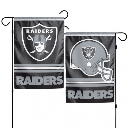 Las Vegas Raiders Flag 12x18 Garden Style 2 Sided