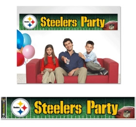 Pittsburgh Steelers Banner 12x65 Party Style