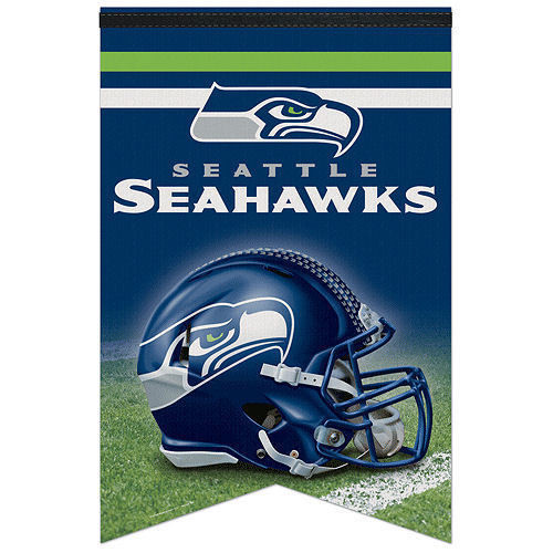 Seattle Seahawks Banner 17x26 Pennant Style Premium Felt
