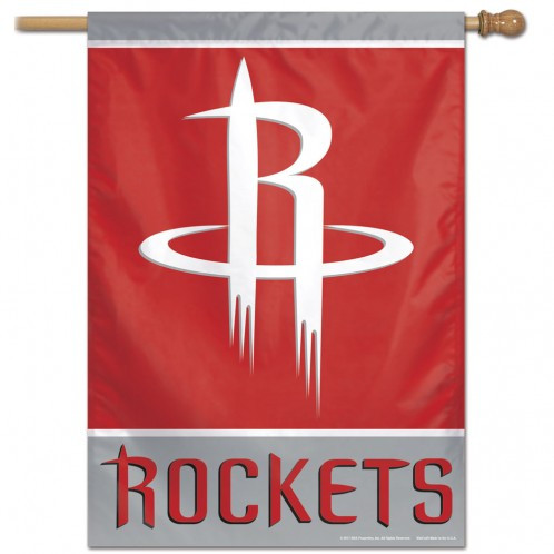 Houston Rockets Banner 28x40 Vertical