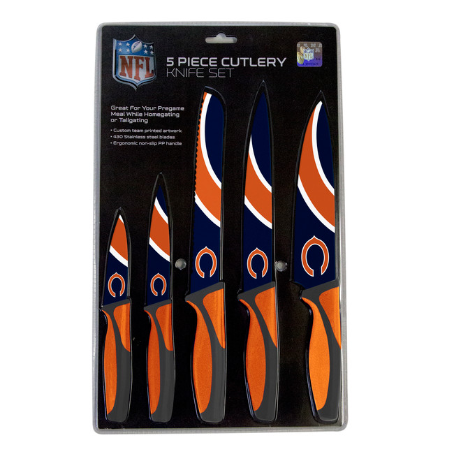 Chicago Bears 5pc Kitchen Knife Set