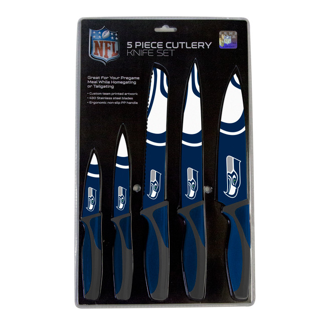 Seattle Seahawks 5pc Kitchen Knife Set