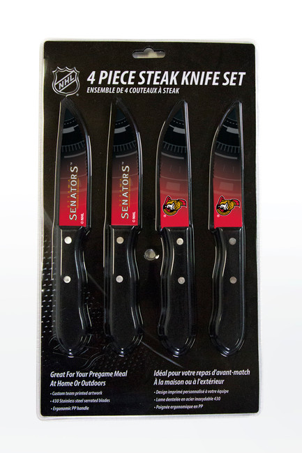 Ottawa Senators Knife Set - Steak - 4 Pack