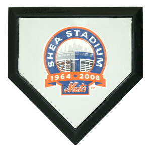 New York Mets Authentic Hollywood Pocket Home Plate - Shea Stadium Final Season Logo