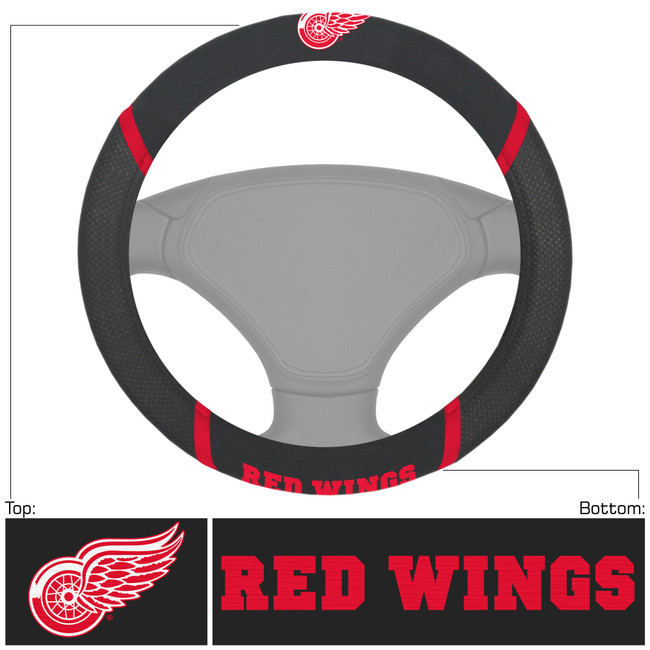 NHL - Detroit Red Wings Steering Wheel Cover 15"x15"