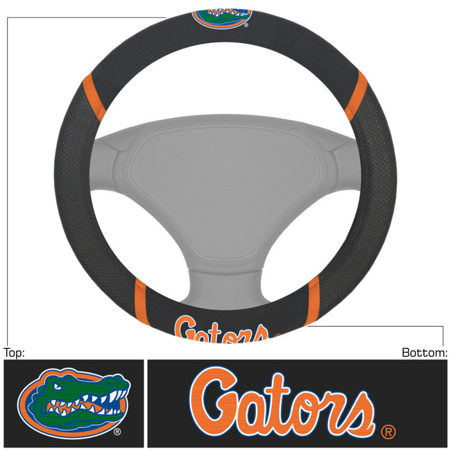 Florida Gators Steering Wheel Cover Embroidered NCAA Auto Accessory
