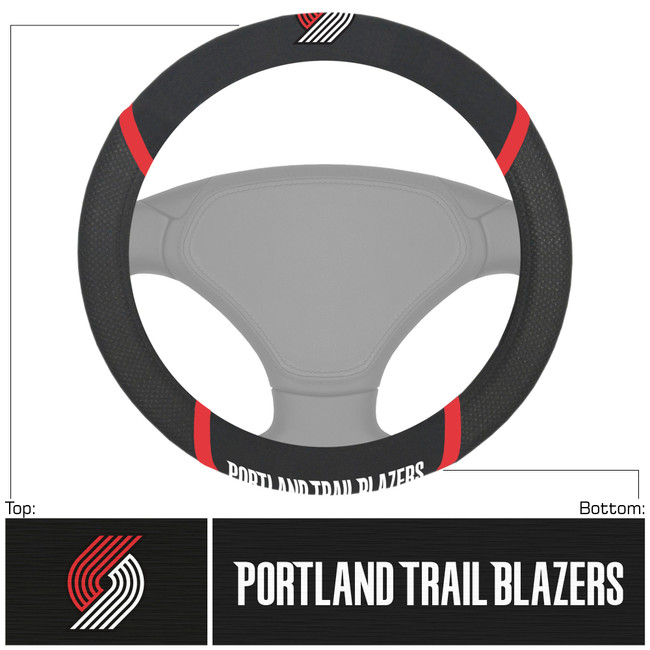 NBA - Portland Trail Blazers Steering Wheel Cover 15"x15"