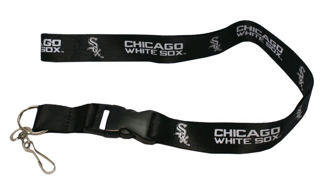 Chicago White Sox Lanyard Keychain ID Holder MLB Fan Accessory - Breakaway with Key Ring