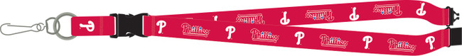Philadelphia Phillies Lanyard Keychain ID Holder MLB Fan Accessory Breakaway with Key Ring Style
