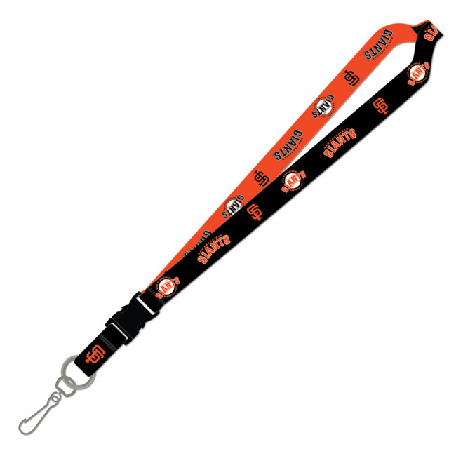 San Francisco Giants Lanyard Keychain ID Holder MLB Fan Accessory Two Tone Style