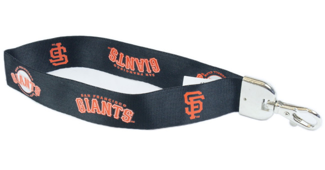 San Francisco Giants Lanyard Keychain ID Holder MLB Fan Accessory - Wristlet