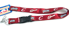 Cleveland Cavaliers Lanyard Keychain ID Holder NBA Fan Accessory - Breakaway with Key Ring