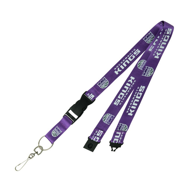 Sacramento Kings Lanyard Keychain ID Holder NBA Fan Accessory with Key Ring