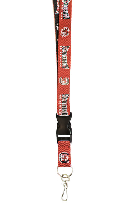 South Carolina Gamecocks Lanyard Keychain ID Holder NCAA Fan Accessory - Two-Tone